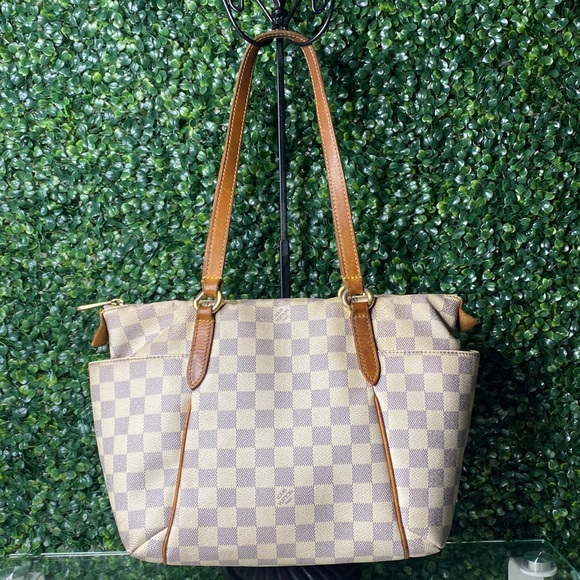 Louis Vuitton Totally Damier Azur Gm Bag - Picture 1 of 12